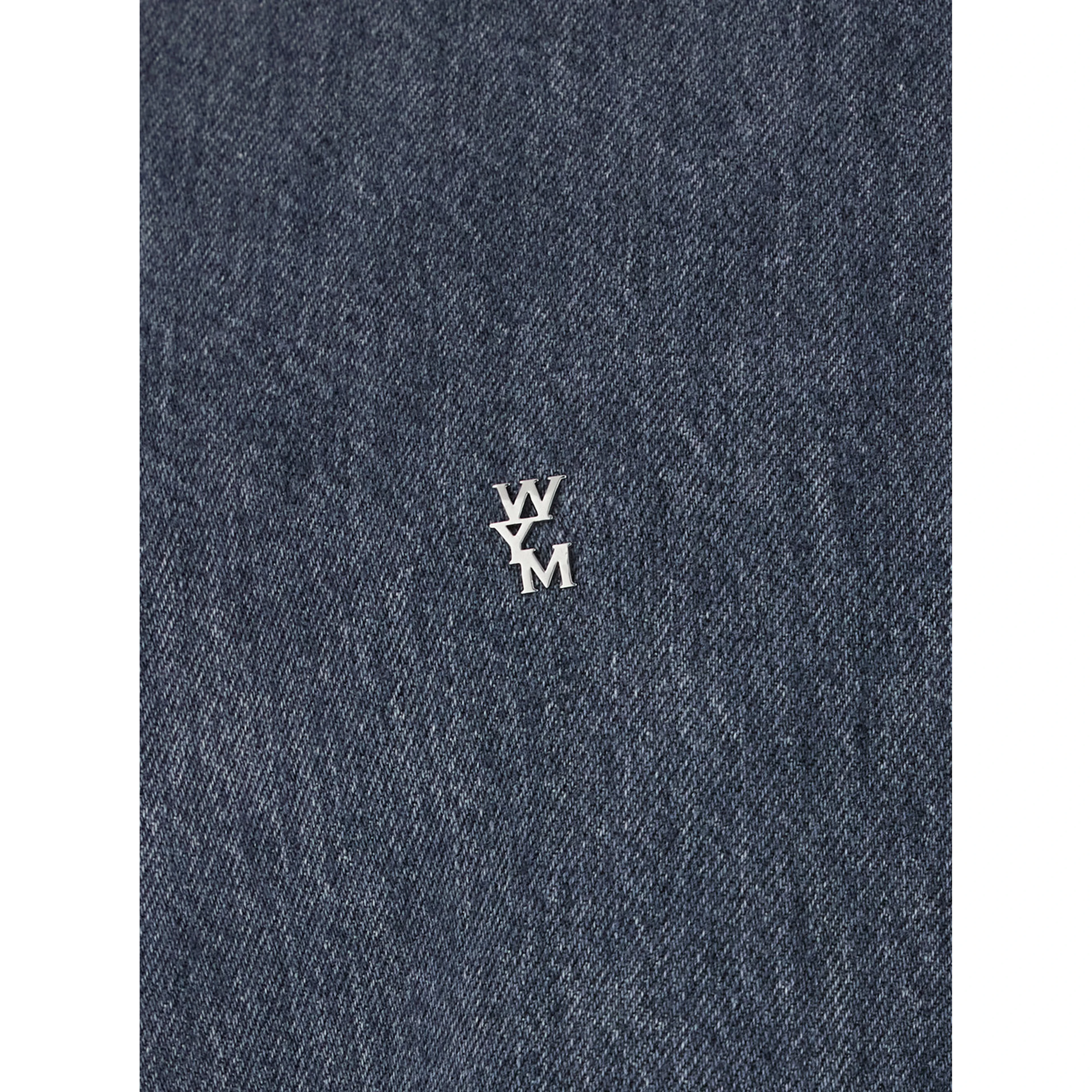 Shirt MENS SHIRT with collar and long sleeves in Blue Cotton for men