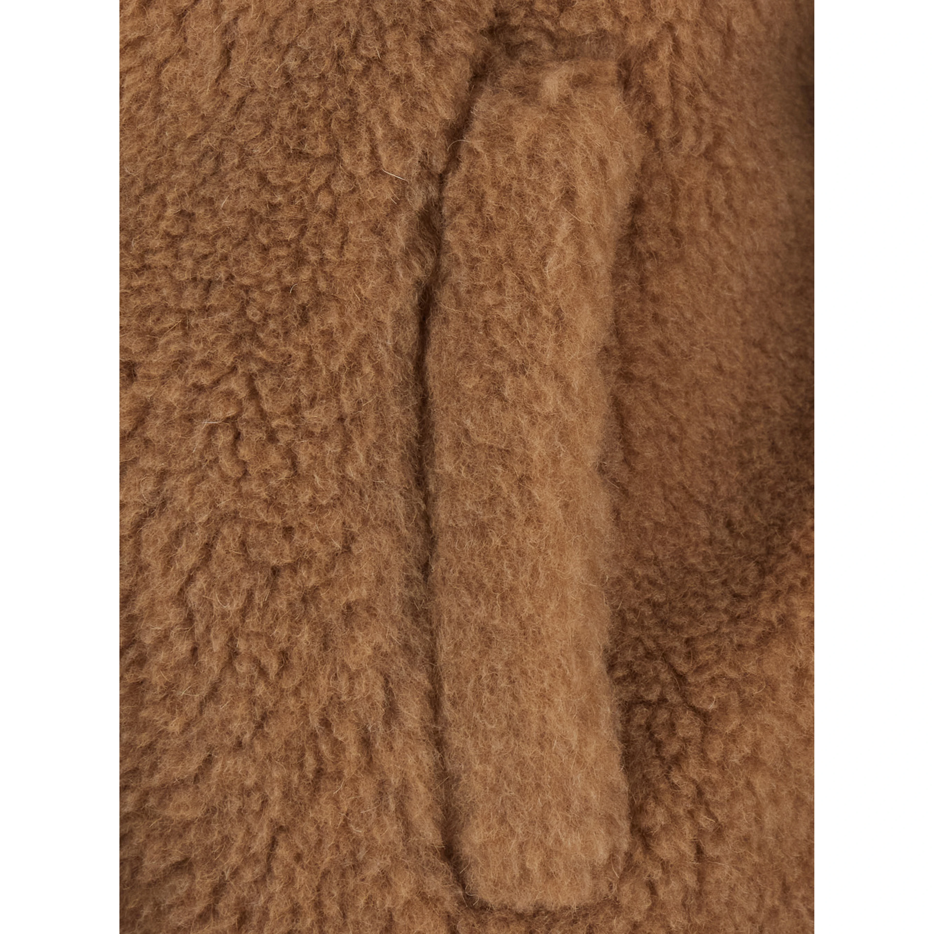 Coat DRAMMA with notched revers and button closure, in wool, beige, women