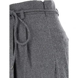 Pants essential gray fabric unisex