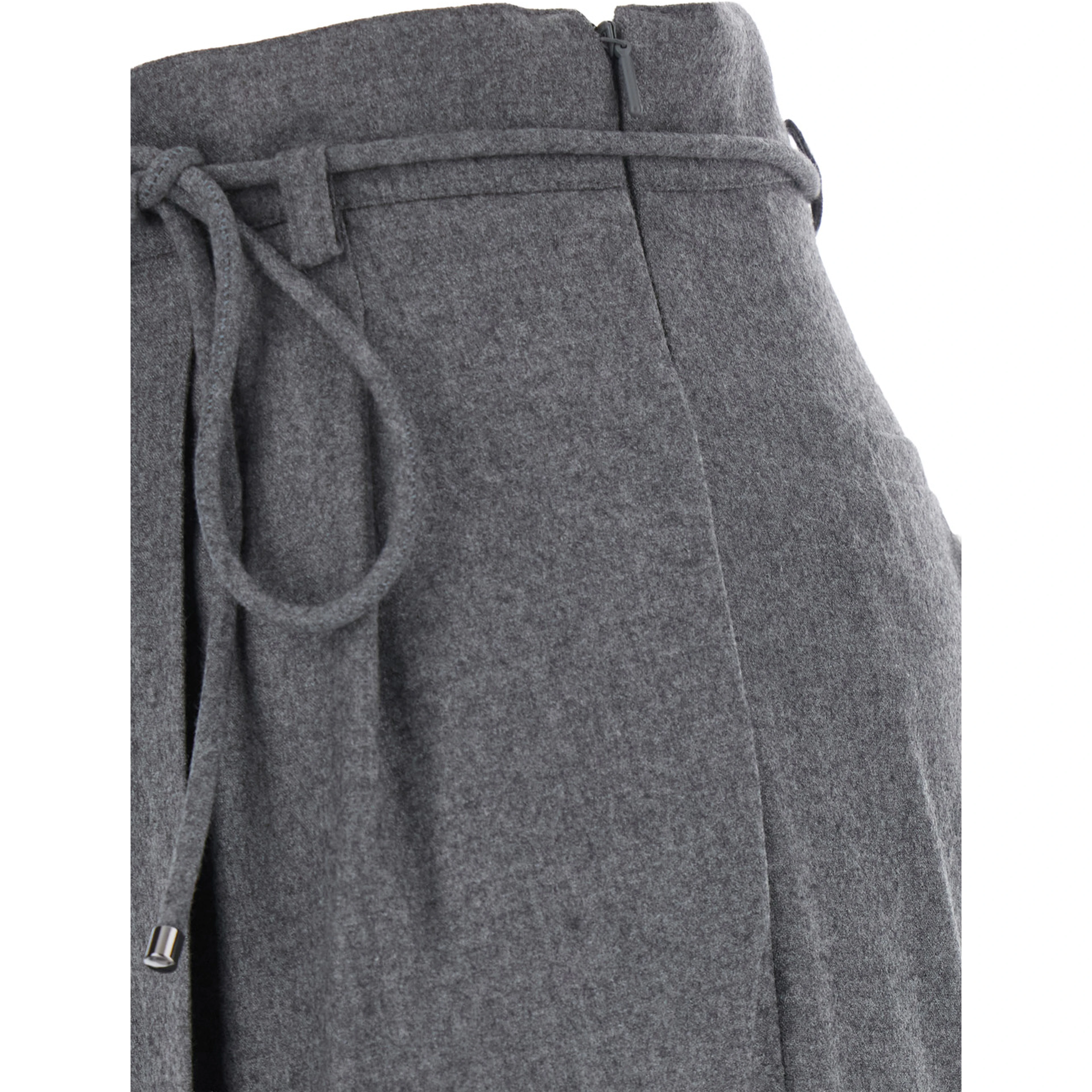 Pants essential gray fabric unisex