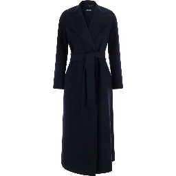 Blue virgin wool men’s coat