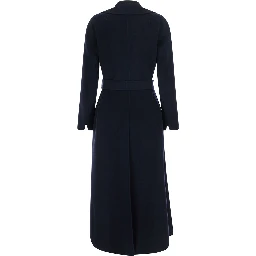 Blue virgin wool men’s coat