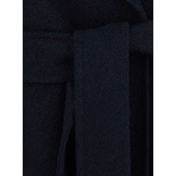 Blue virgin wool men’s coat