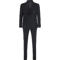 Jacket with pants and piping, Tech Fabric, black, woman