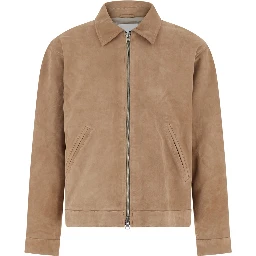 NN.07 Petrus Suede jacket in beige fabric for men