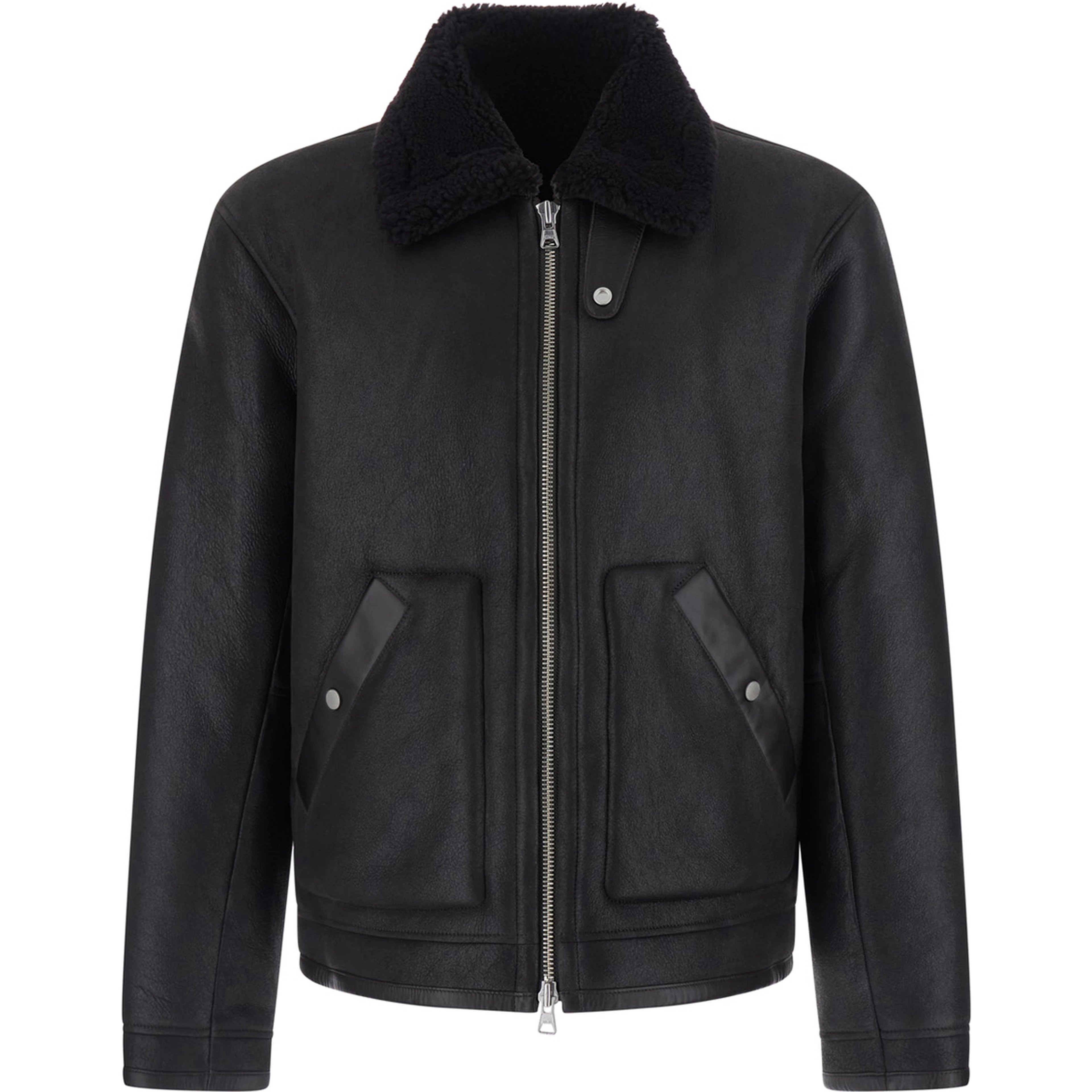 Brown shearling coat NN.07 Atkinson in brown fabric for women