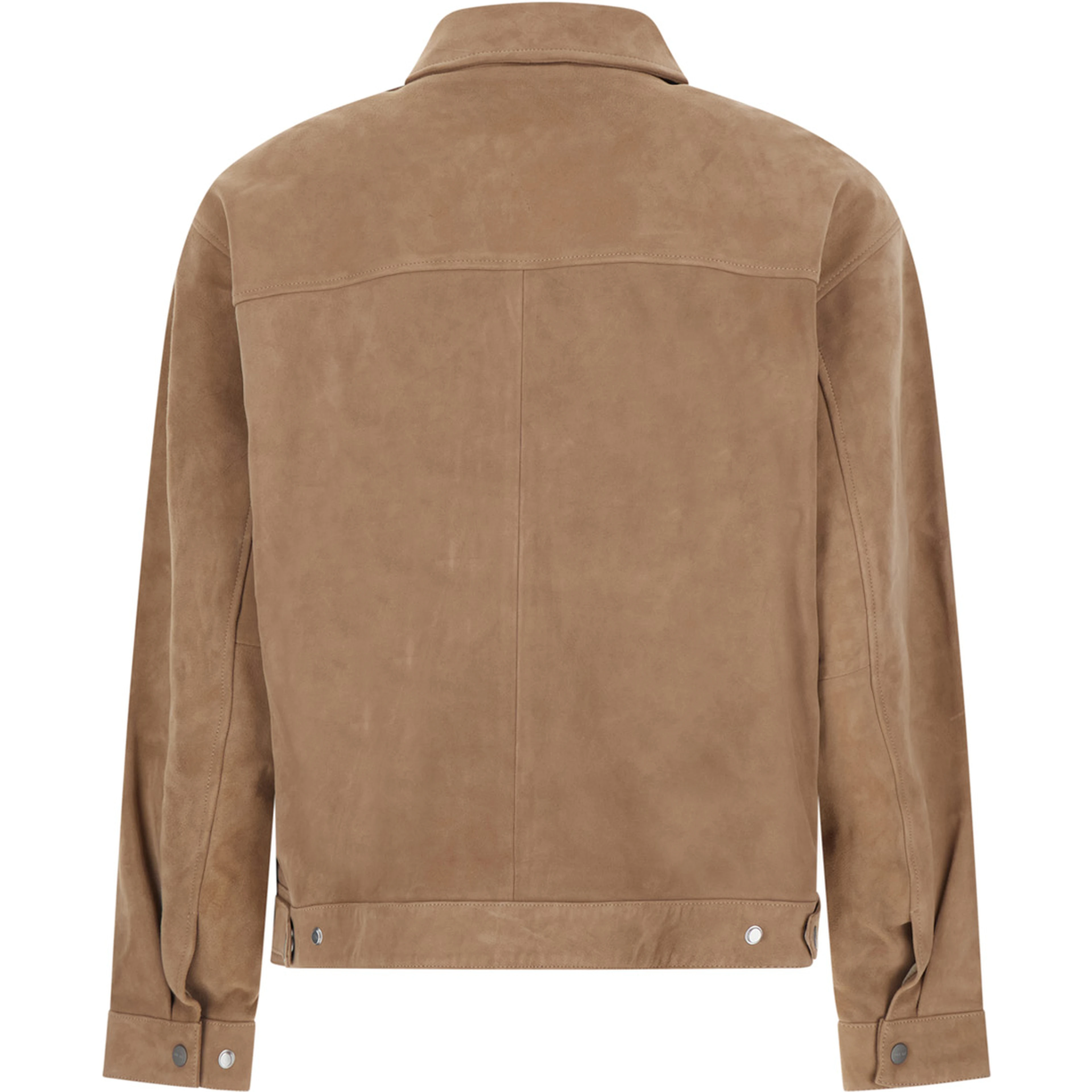 NN.07 Petrus Suede jacket in beige fabric for men