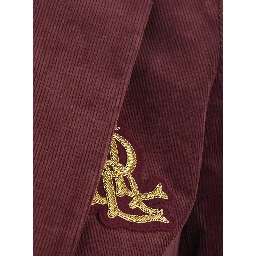 Blazer with notched collar and long sleeves in Tech Fabric Bordeaux for women