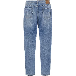 REEVE REG FIT FERMO Jeans with straight leg length 32 in blue cotton for men