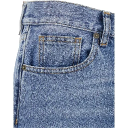 REEVE REG FIT FERMO Jeans with straight leg length 32 in blue cotton for men
