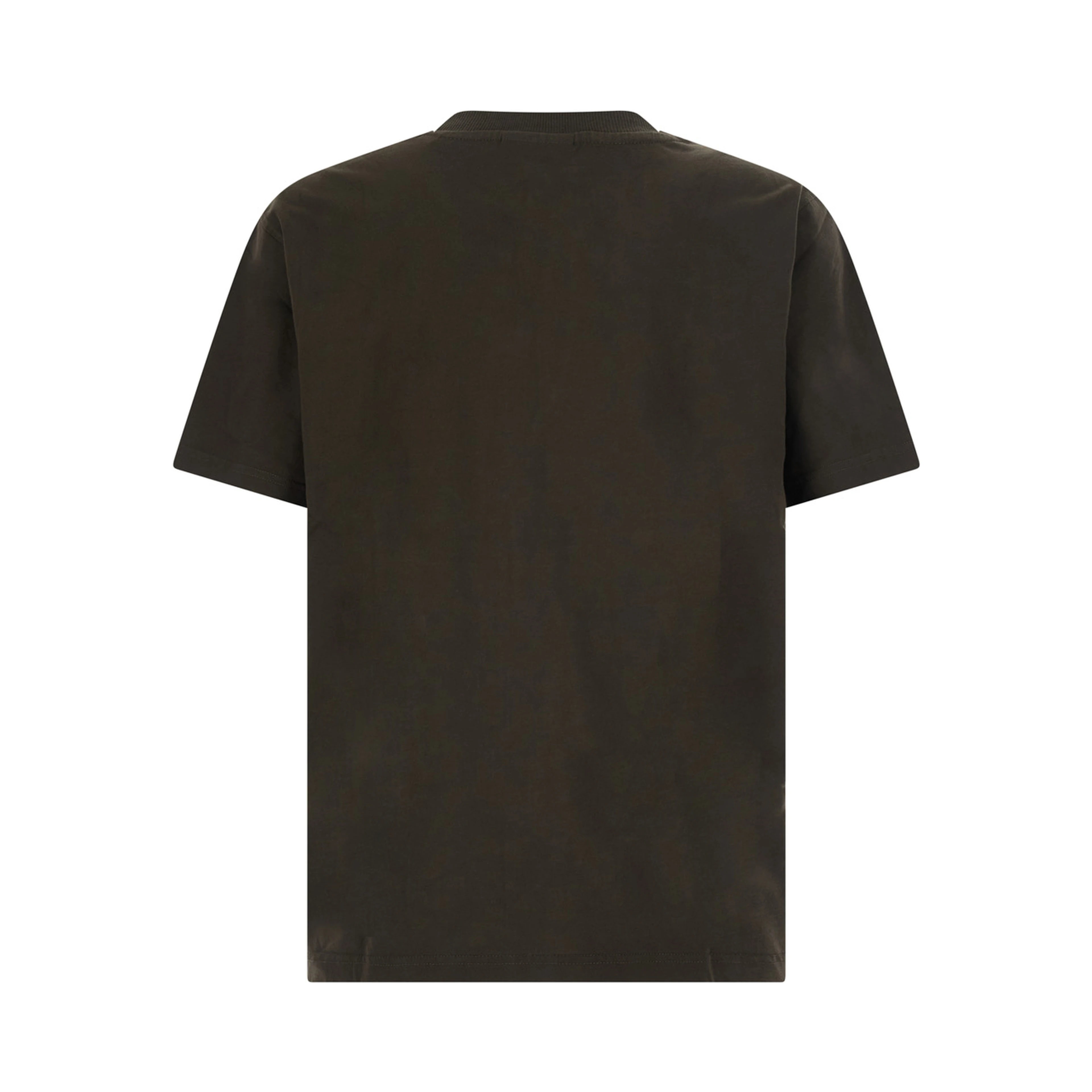 Mens brown fabric Adam EMB T-shirt