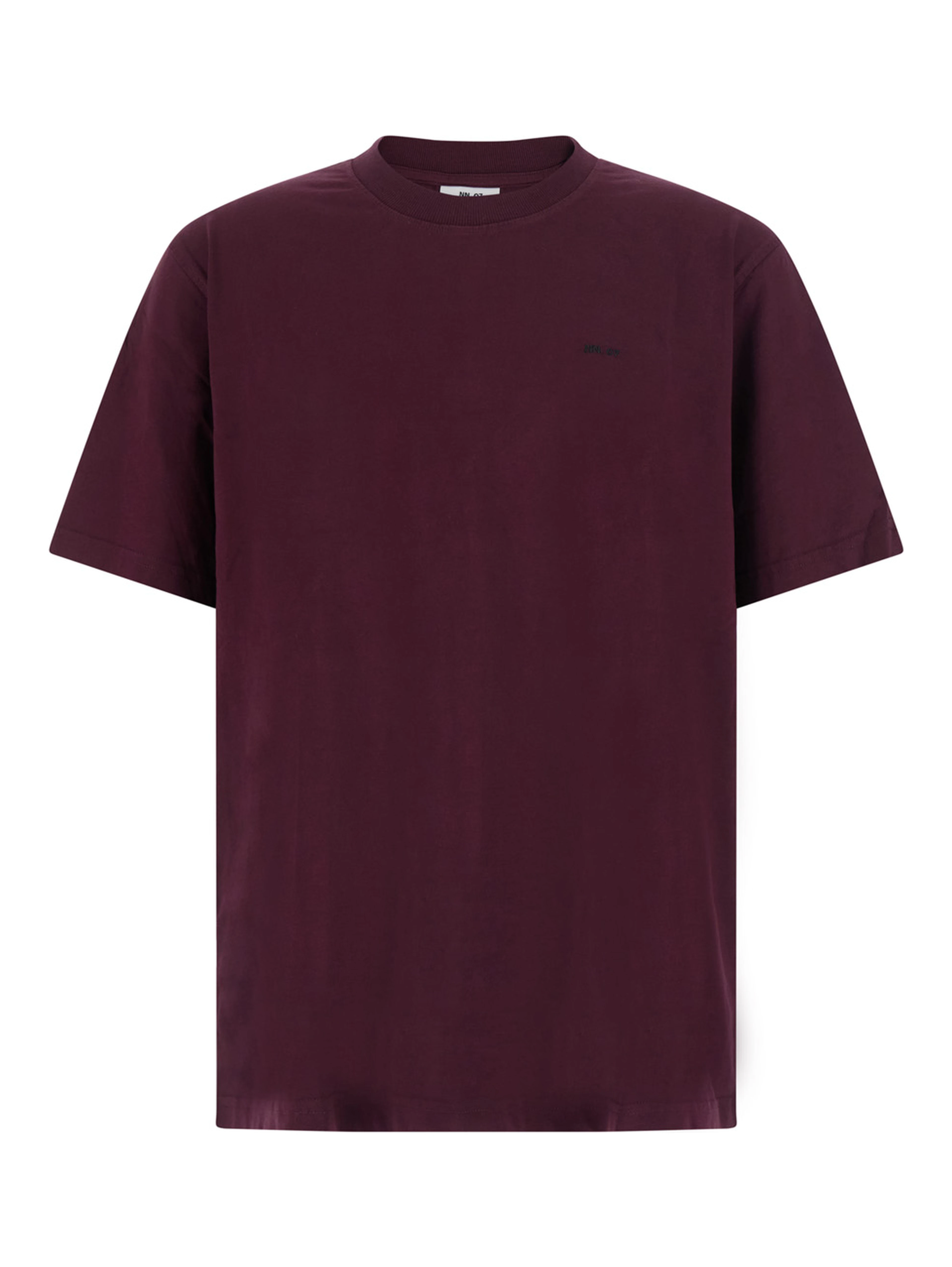 Adam EMB Bordeaux Mens T-shirt