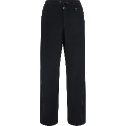 Pants with 100% Polyester and Black color for men