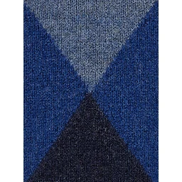 ROUND NECK DIAMONDS with crew neck and long sleeves in Shetland Wool Beige Men