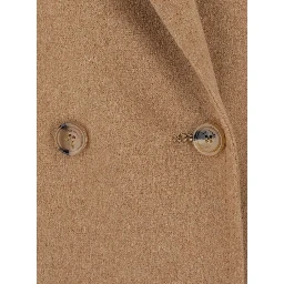 Jacket OLIMPIA in beige fabric for women