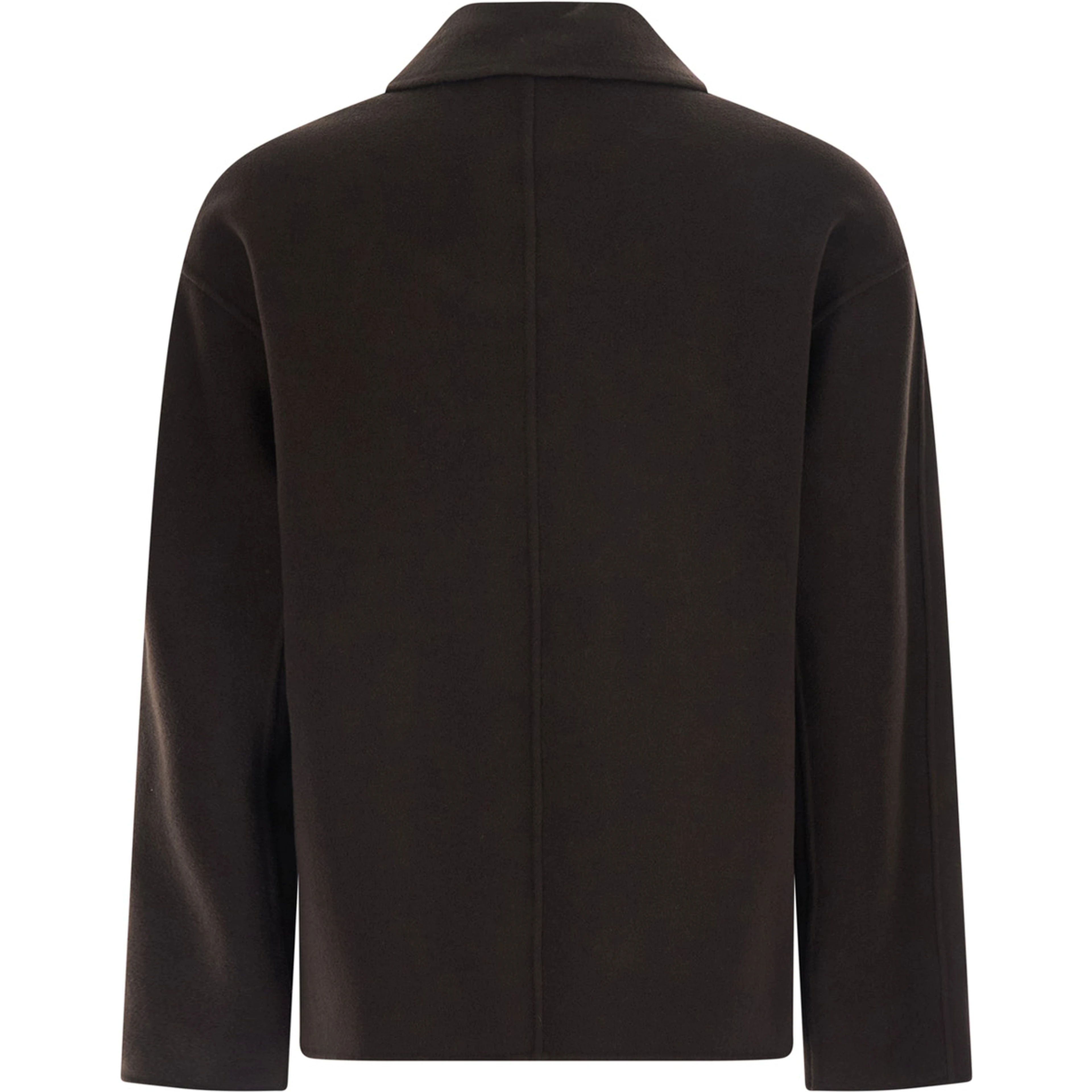 CHLOE Brown jacket with shirt collar and front fastening in fabric women