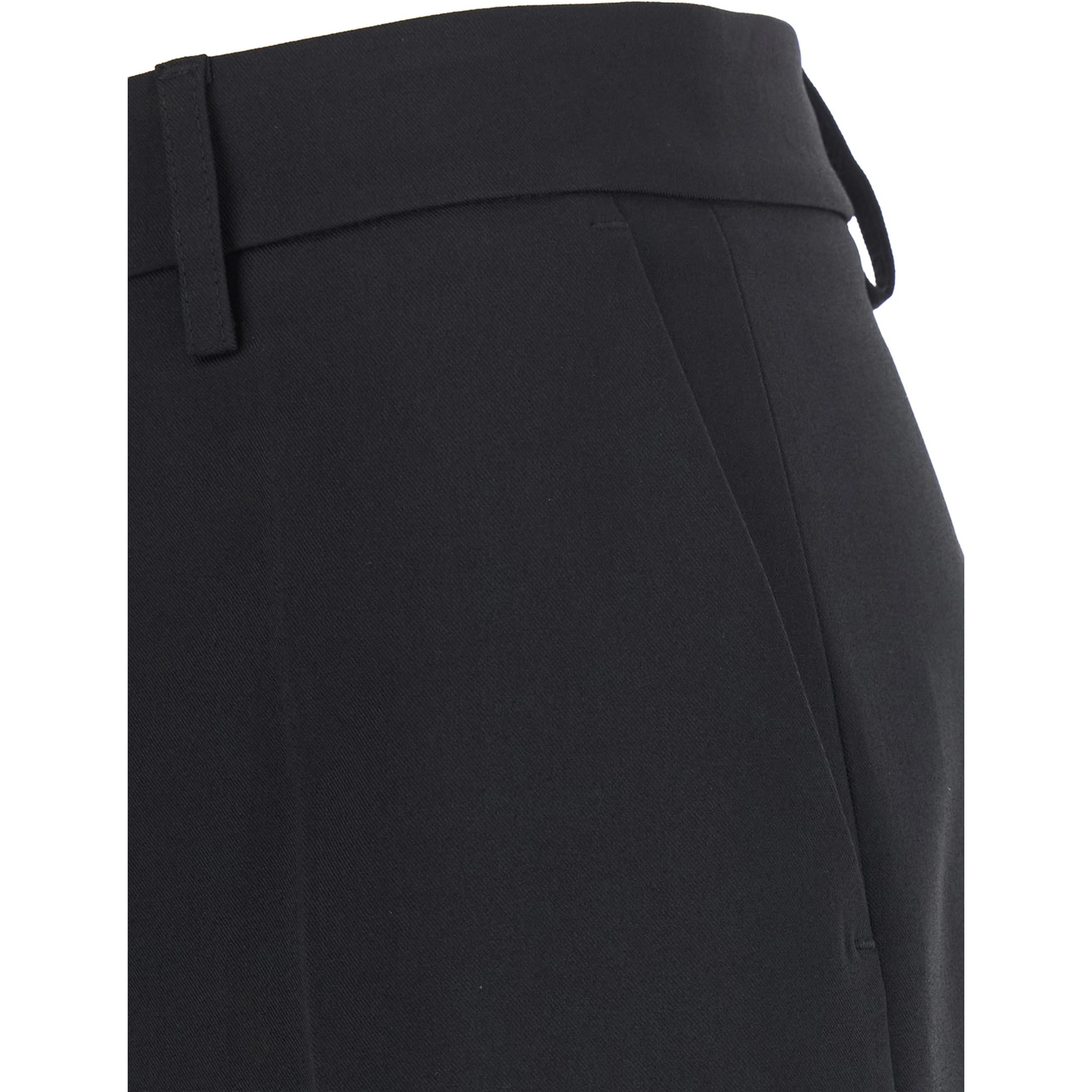 Check bermuda in fabric with check pattern, Fabric, black, unisex