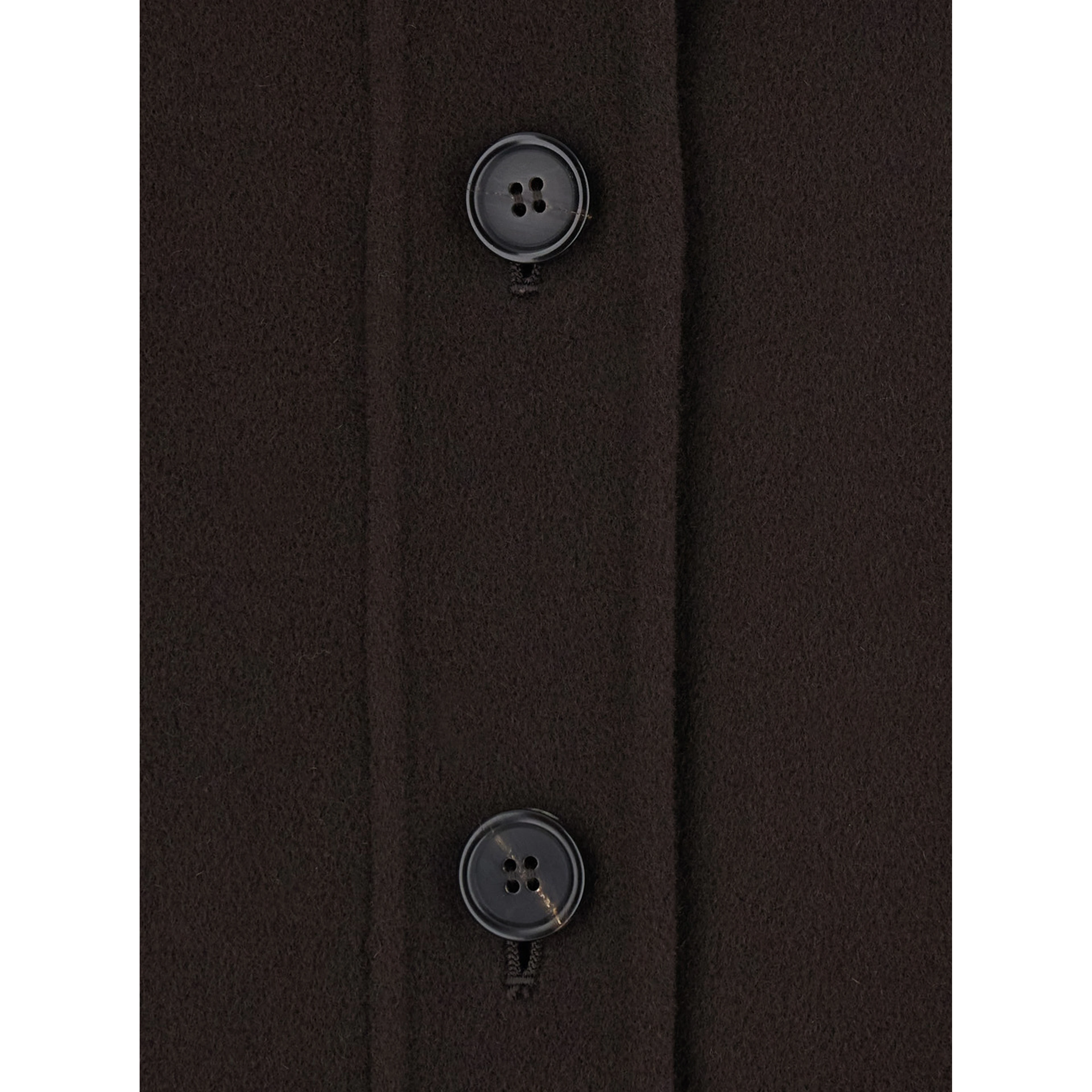 CHLOE Brown jacket with shirt collar and front fastening in fabric women