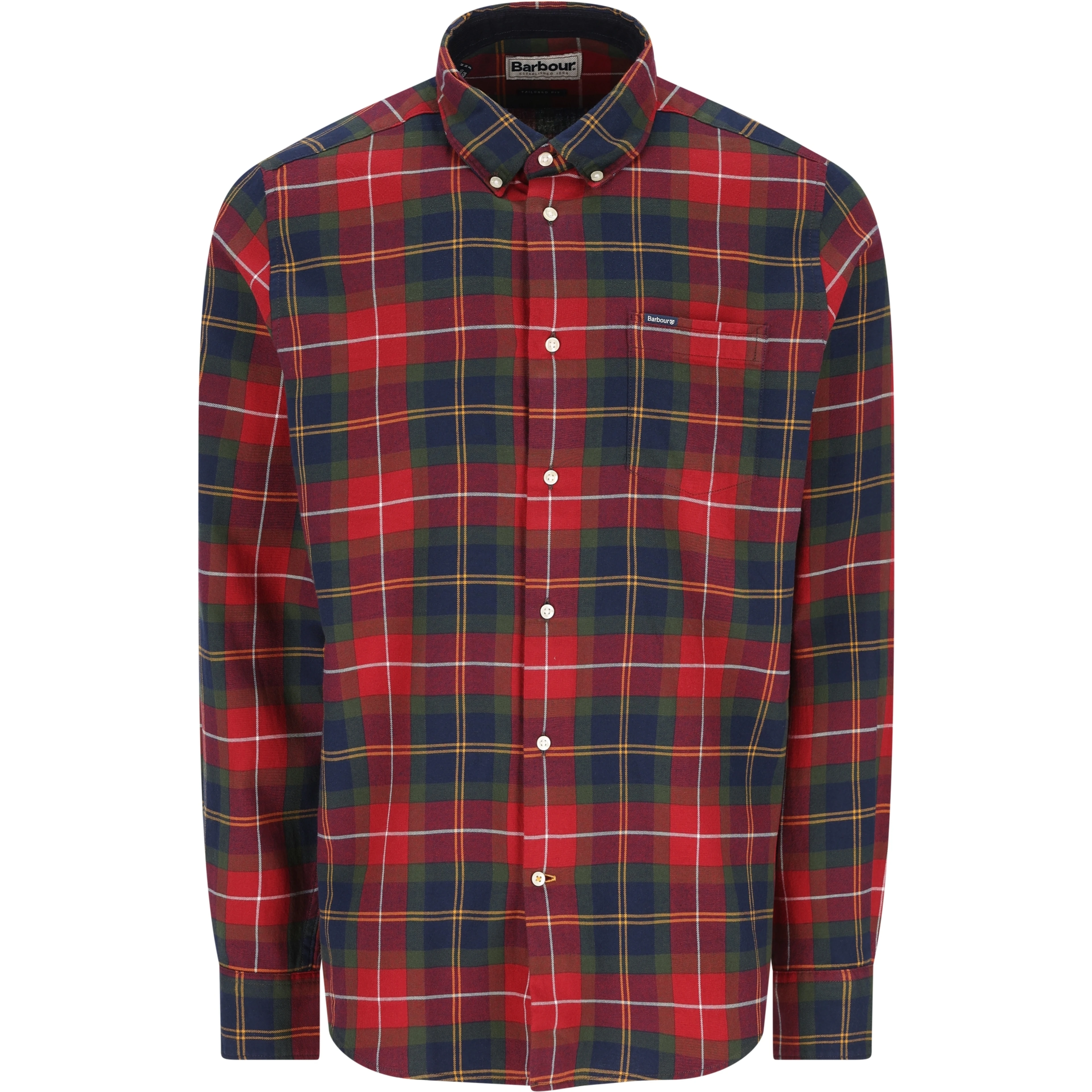 Barbour Shirts Red/blue