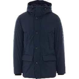 WOOLRICH Coats Blue