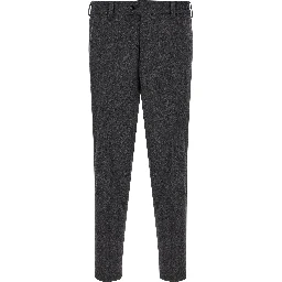Gray Virgin Wool Dress Pants