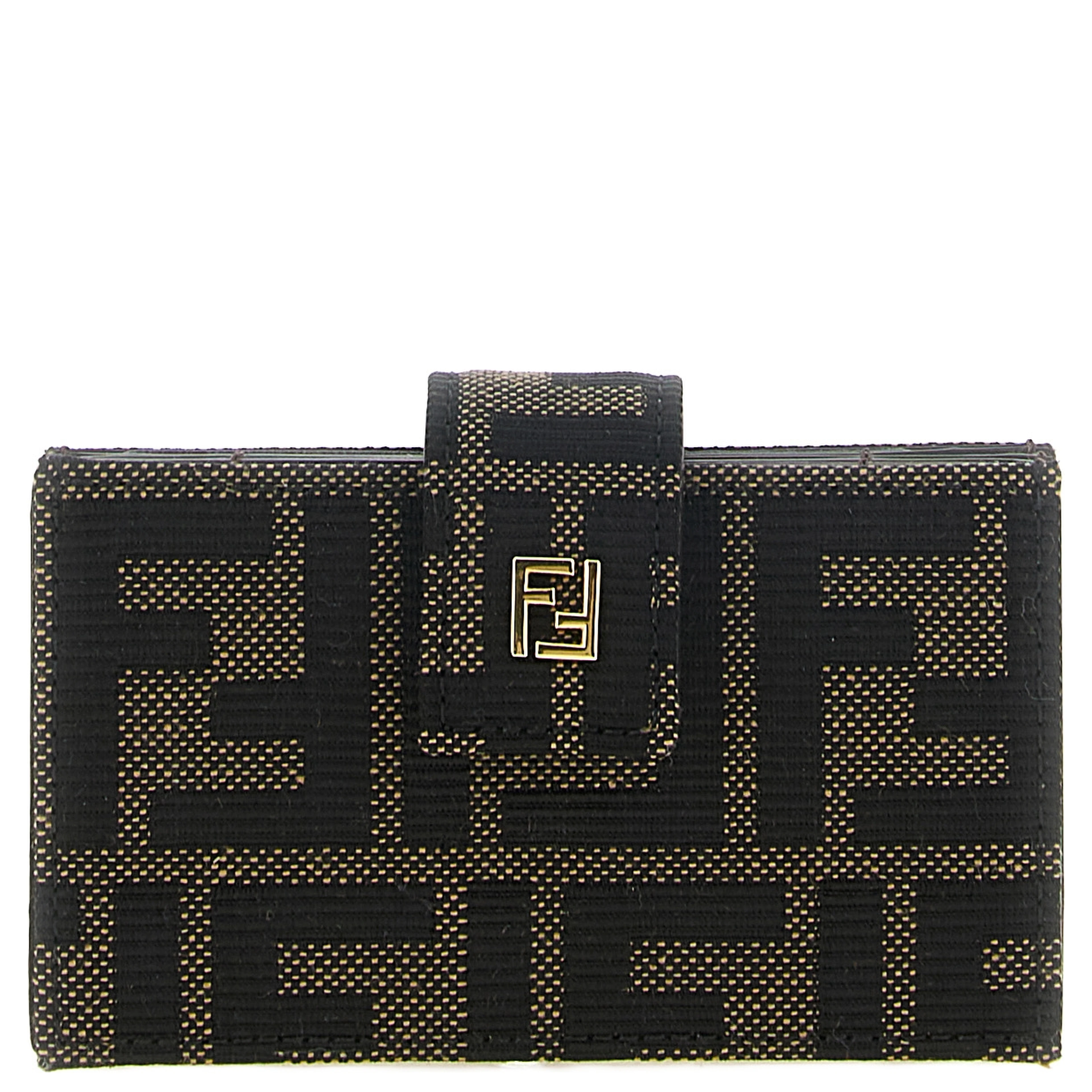 Brown Polyester Cardholder
