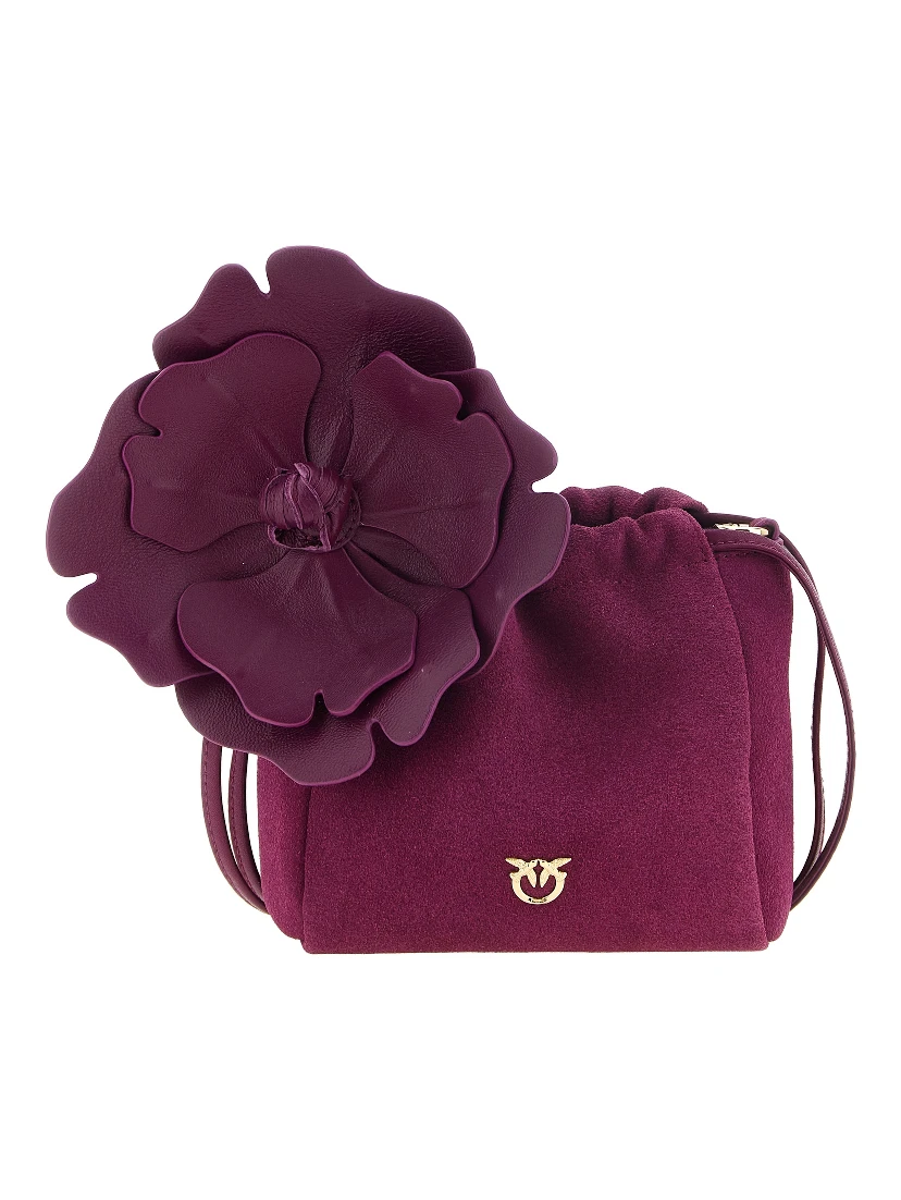 Purple Lambskin Clutch Bag