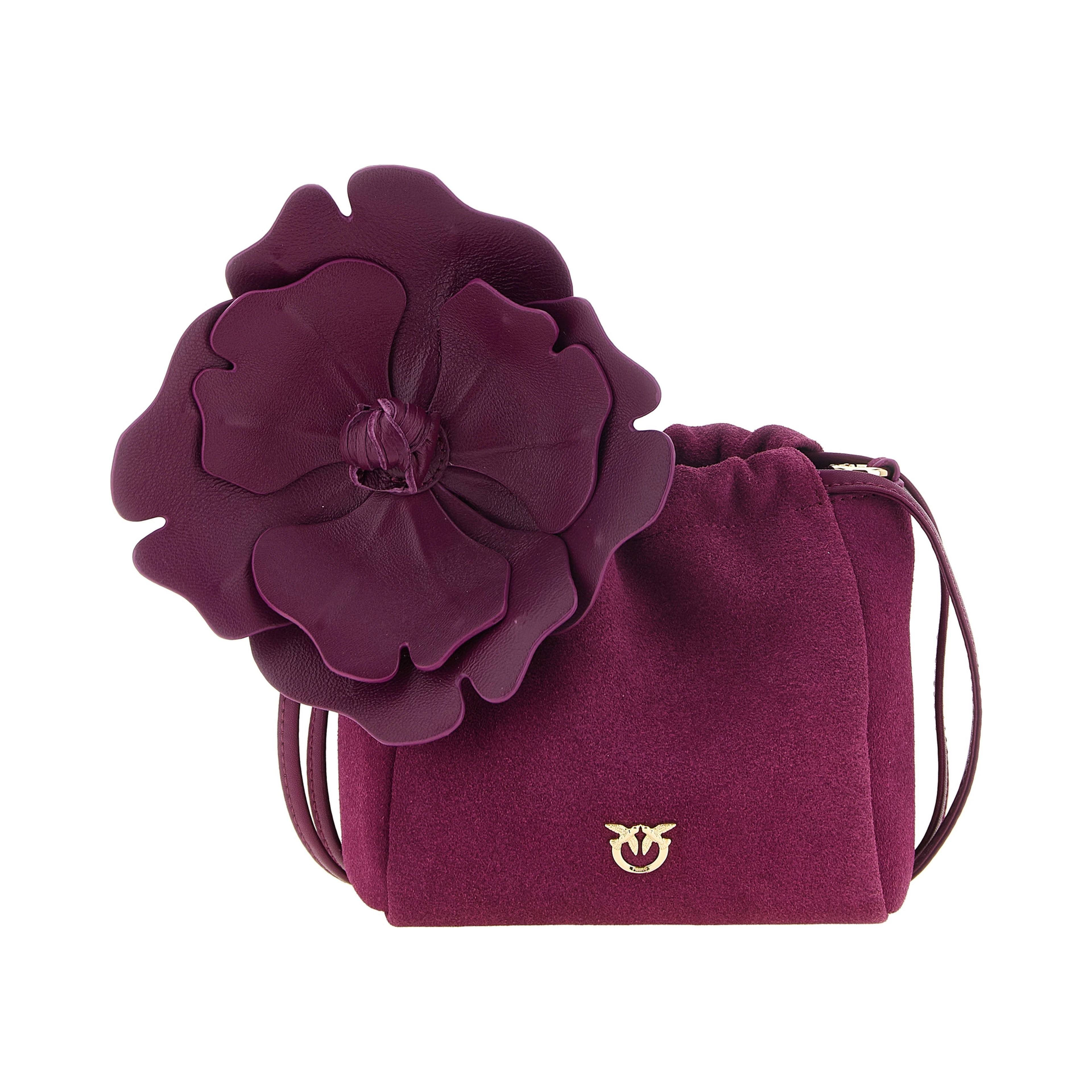 Purple Lambskin Clutch Bag