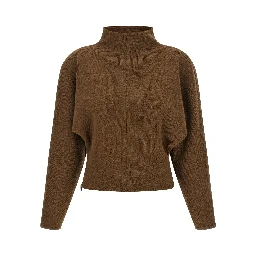 Brown Virgin Wool Cardigan