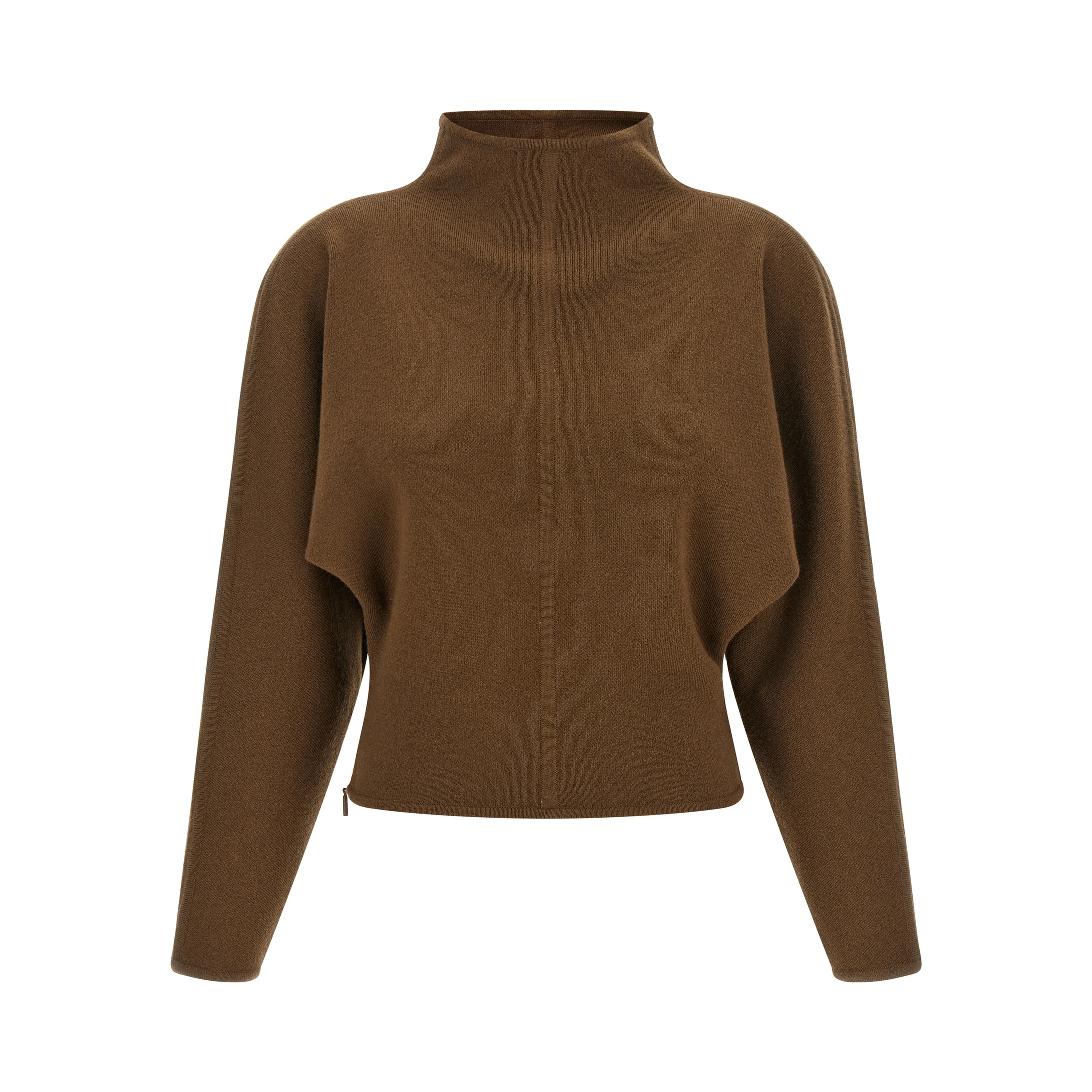 Brown Virgin Wool Cardigan