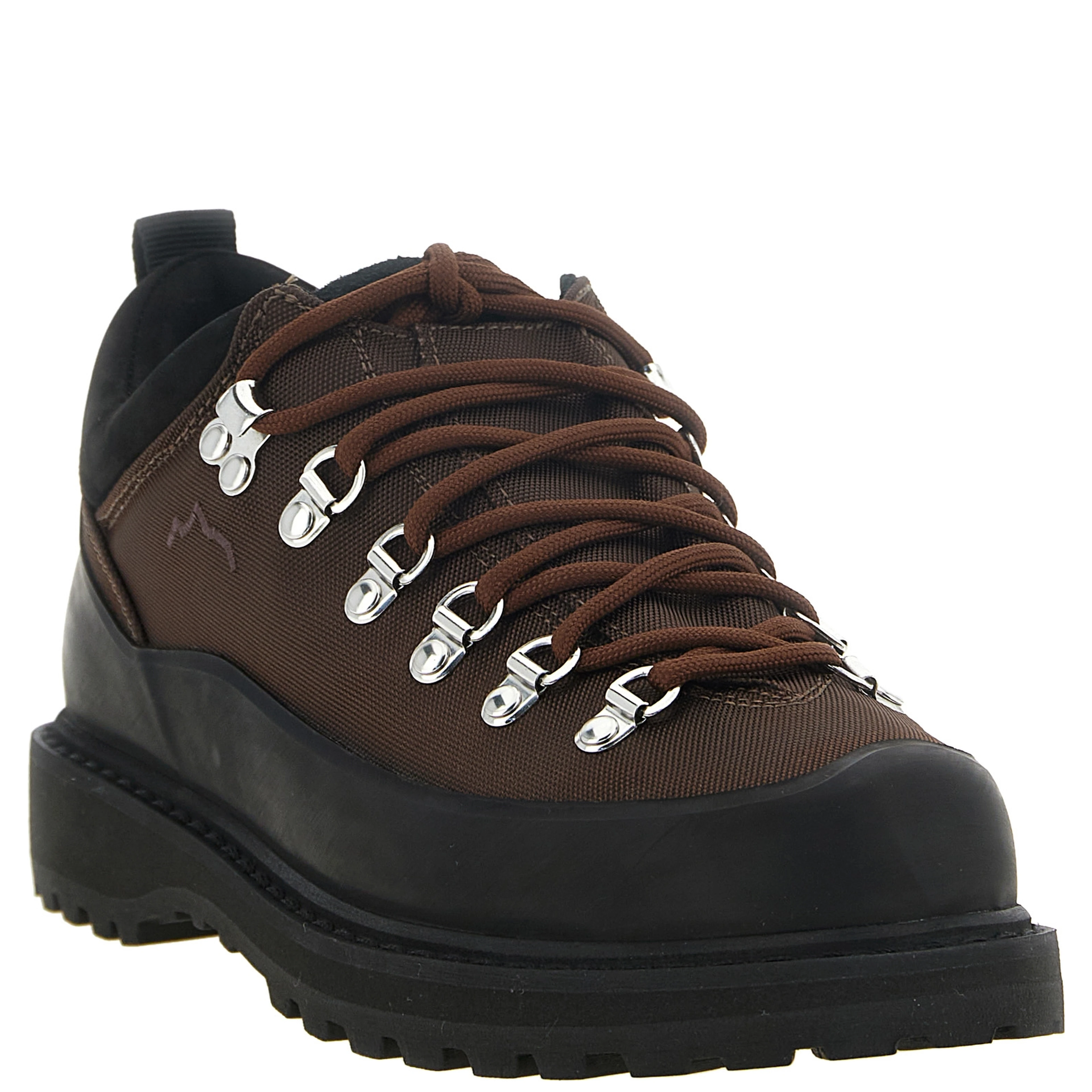 Brown Polyester Ankle Boots