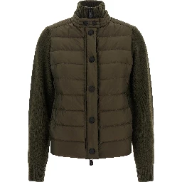 Bicolor Polyamide Cardigan