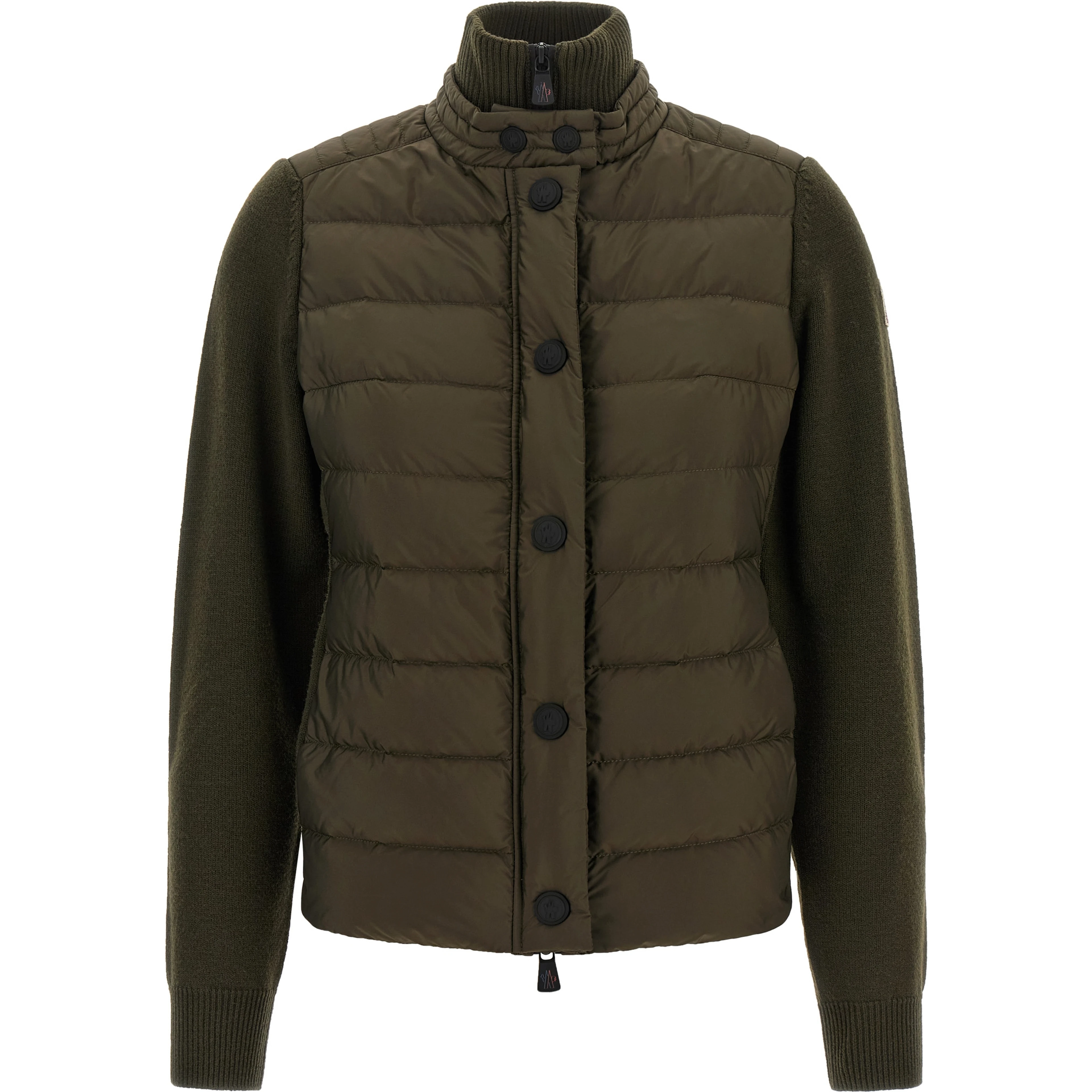 Bicolor Polyamide Cardigan