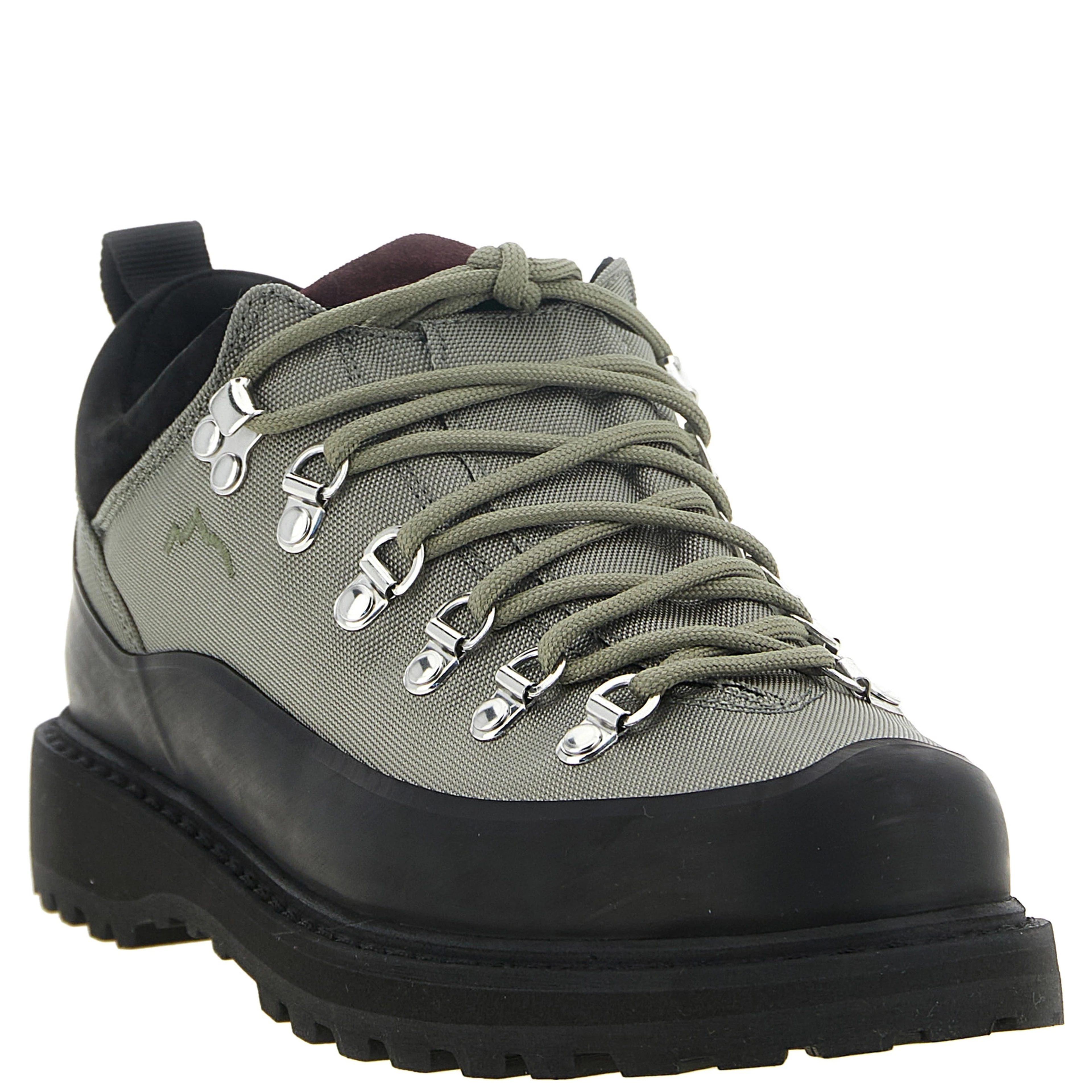 Bicolor Polyester Ankle Boots