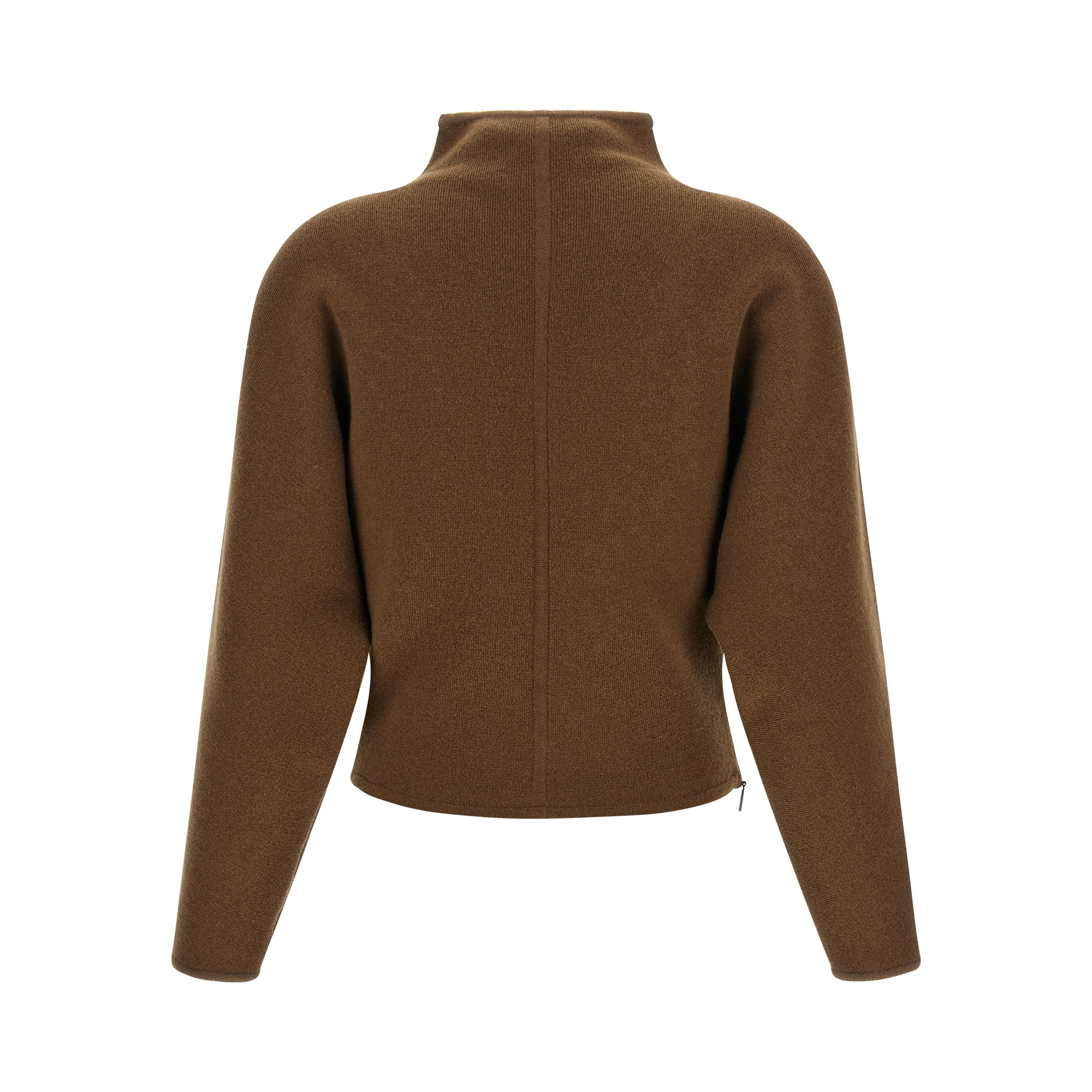 Brown Virgin Wool Cardigan