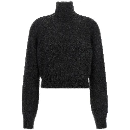 Black Wool Cardigan