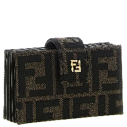 Brown Polyester Cardholder