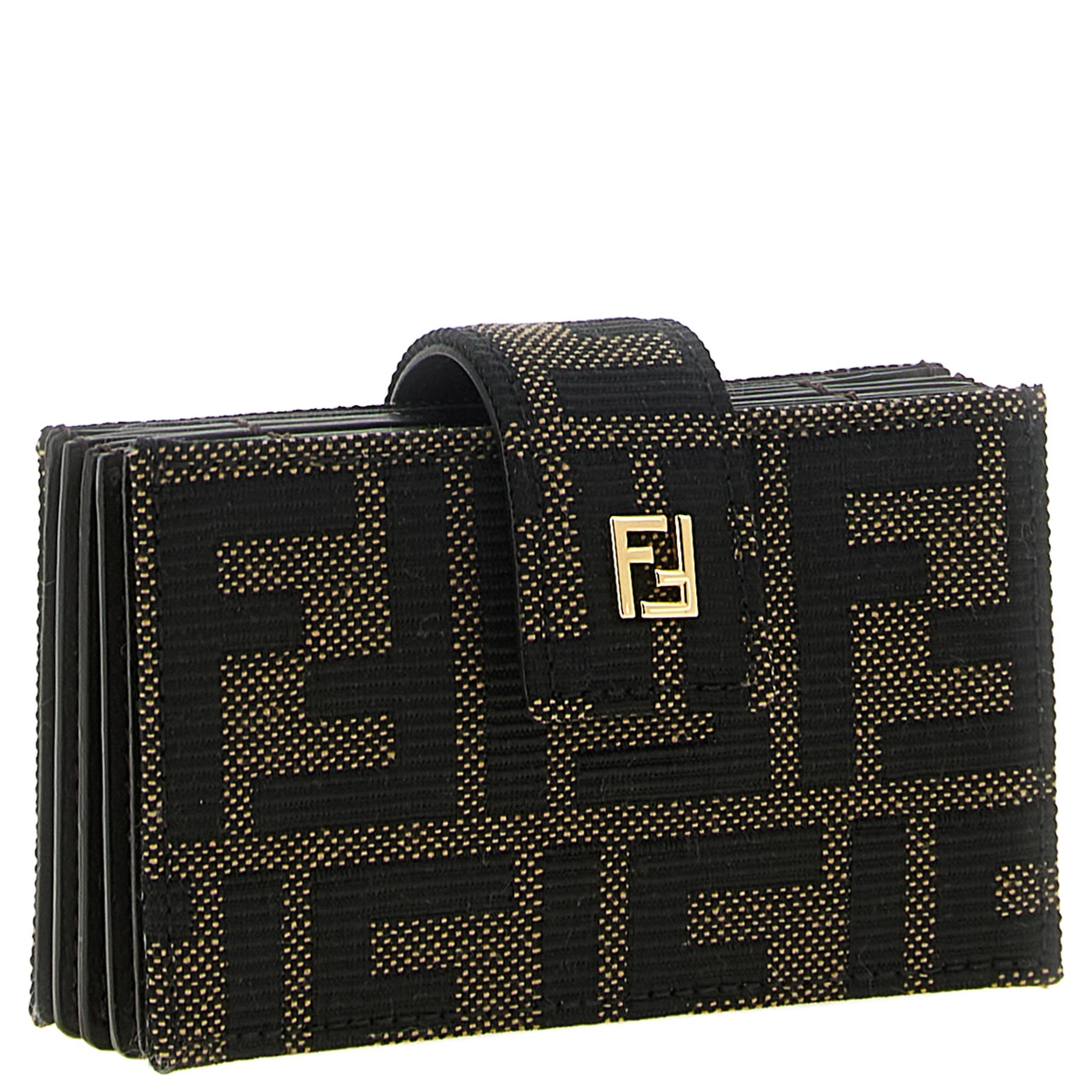 Brown Polyester Cardholder