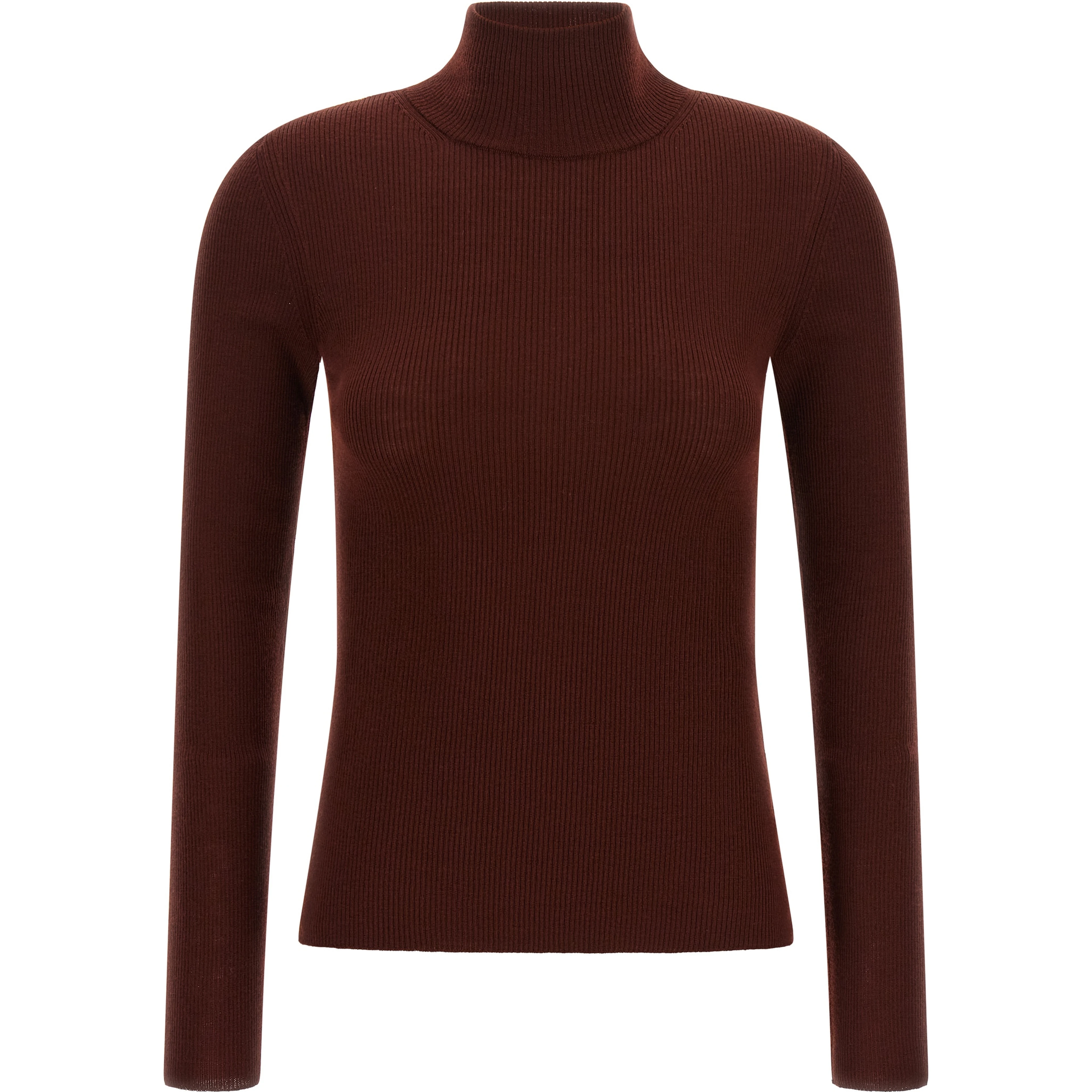 Bordeaux Virgin Wool Cardigan