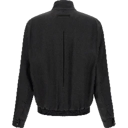 Black Satin Sweatshirt