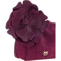 Purple Lambskin Clutch Bag