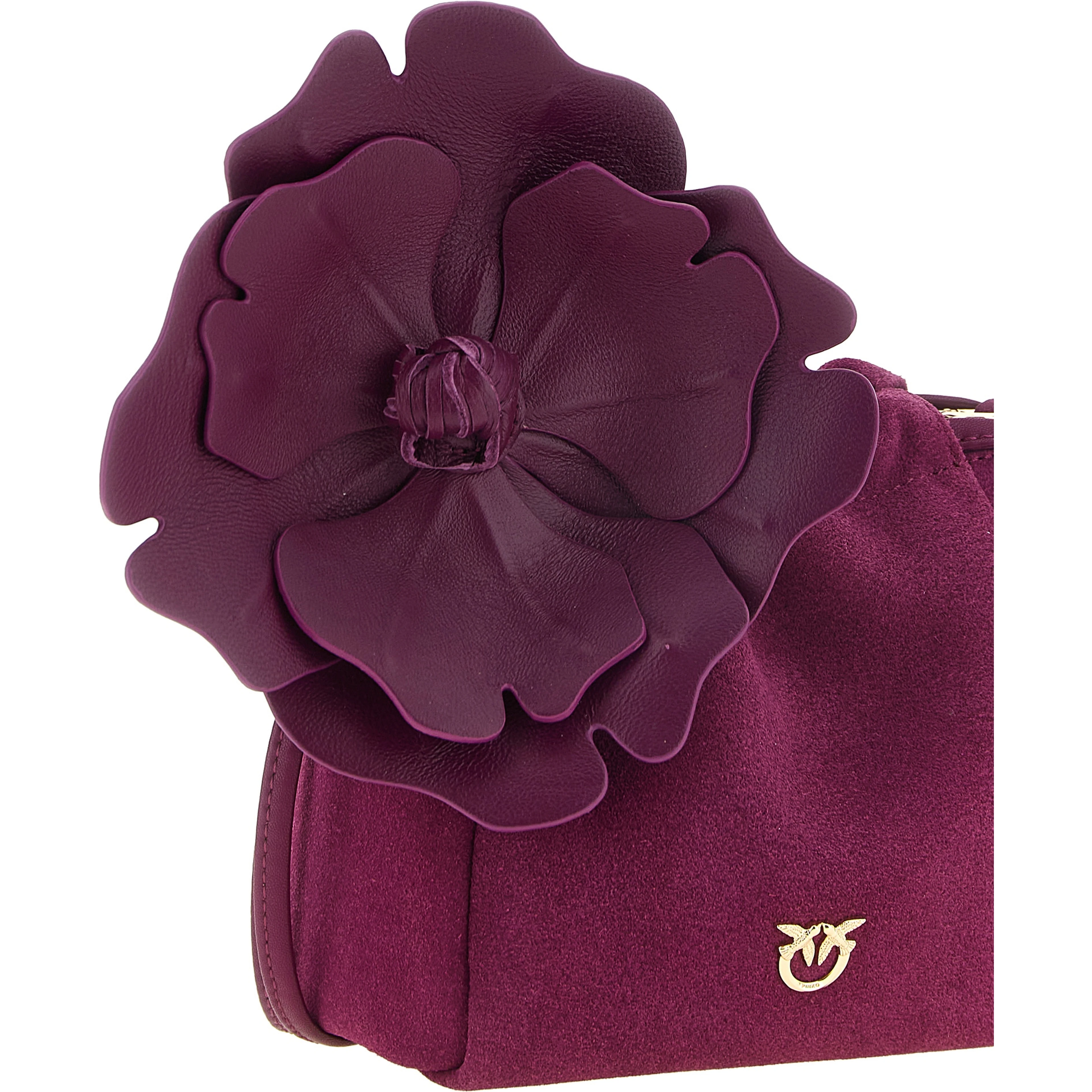 Purple Lambskin Clutch Bag