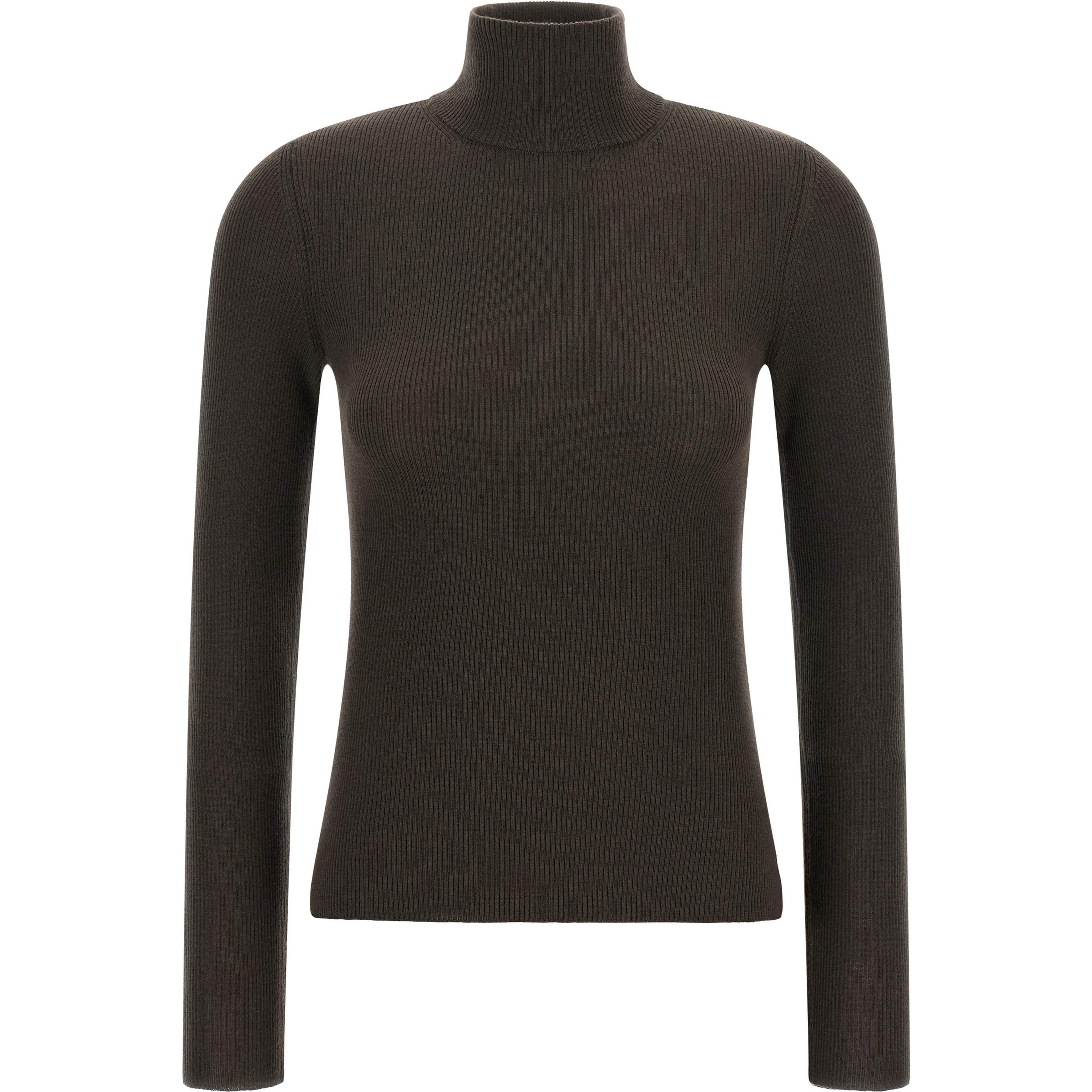 Brown Virgin Wool Cardigan