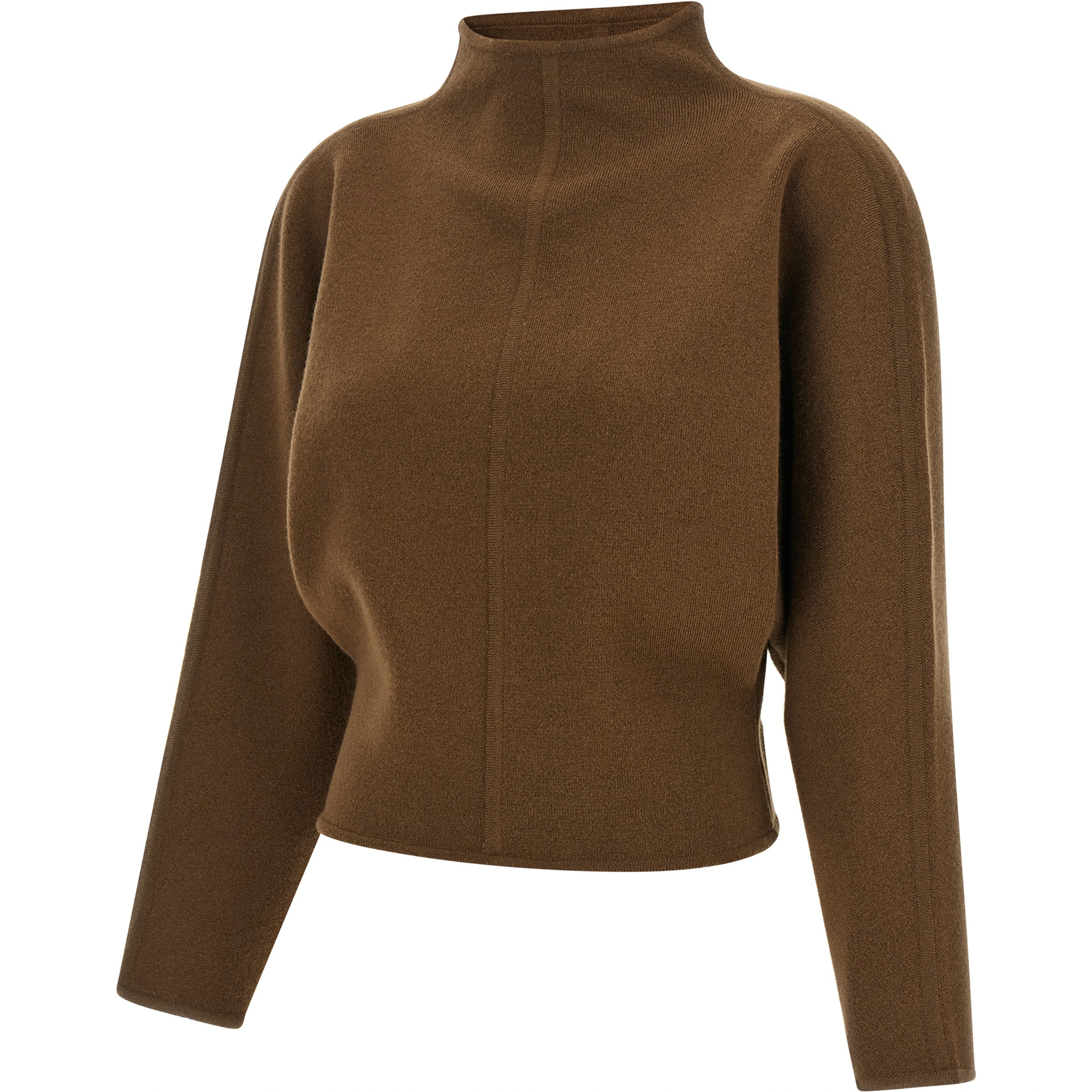 Brown Virgin Wool Cardigan