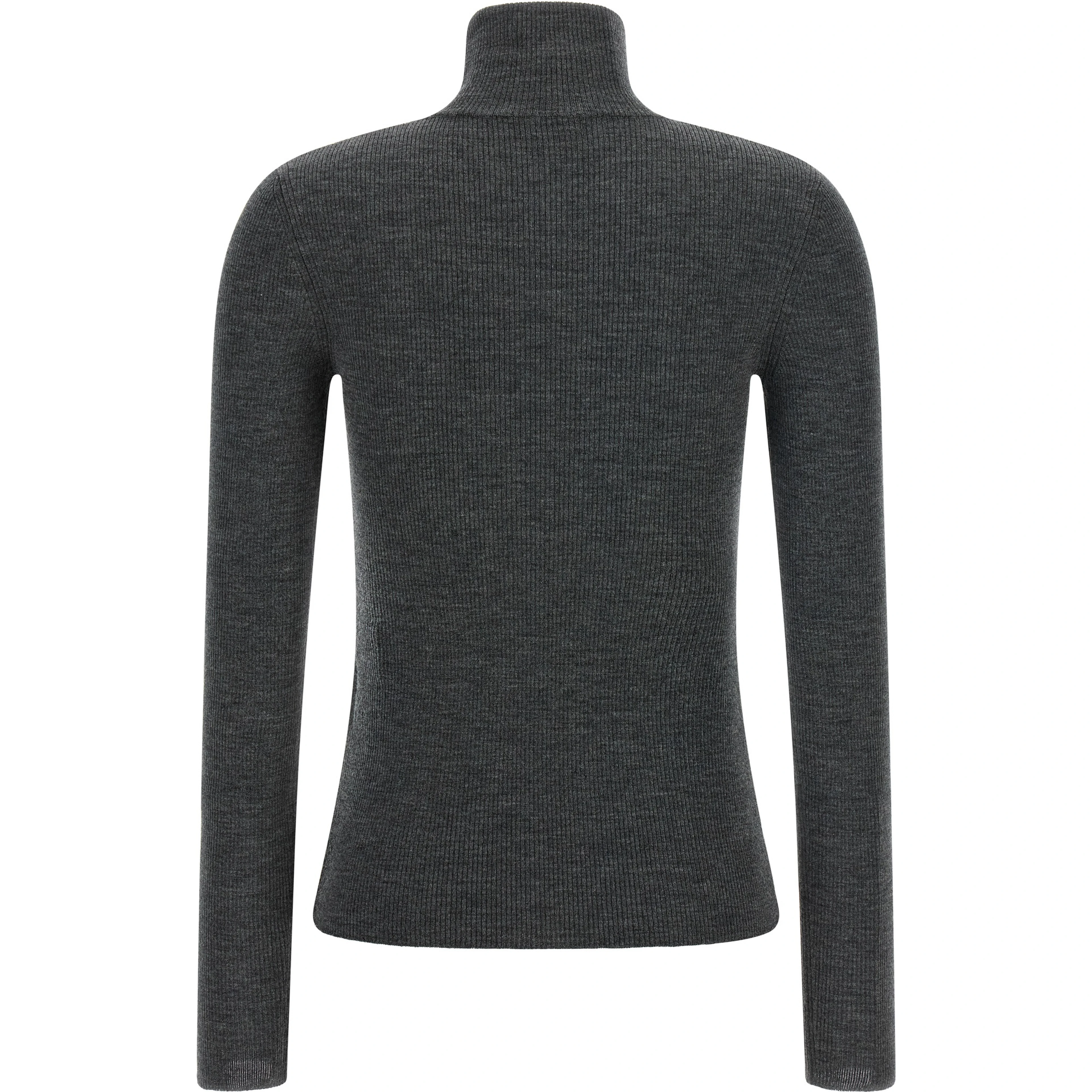 Gray Virgin Wool Cardigan