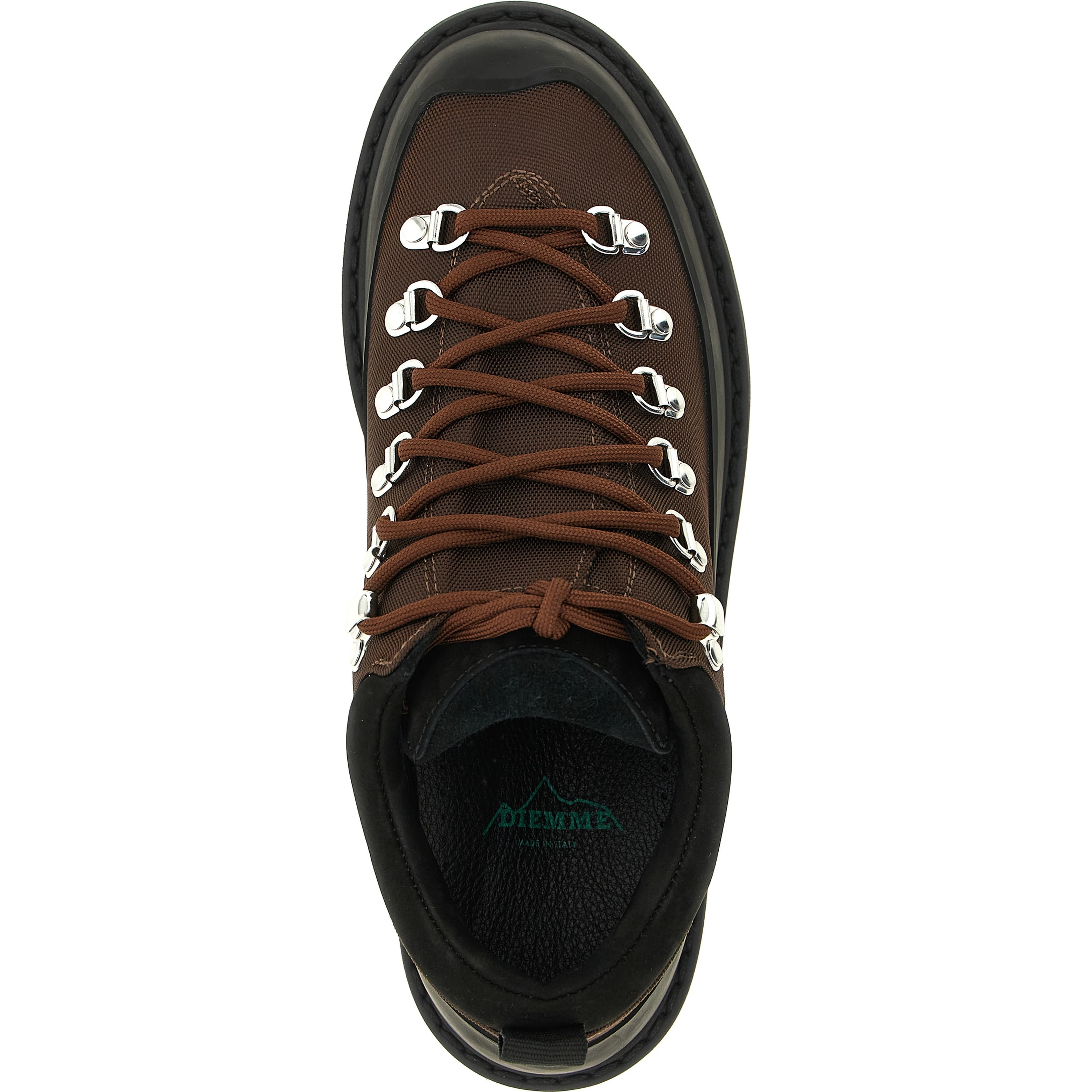 Brown Polyester Ankle Boots