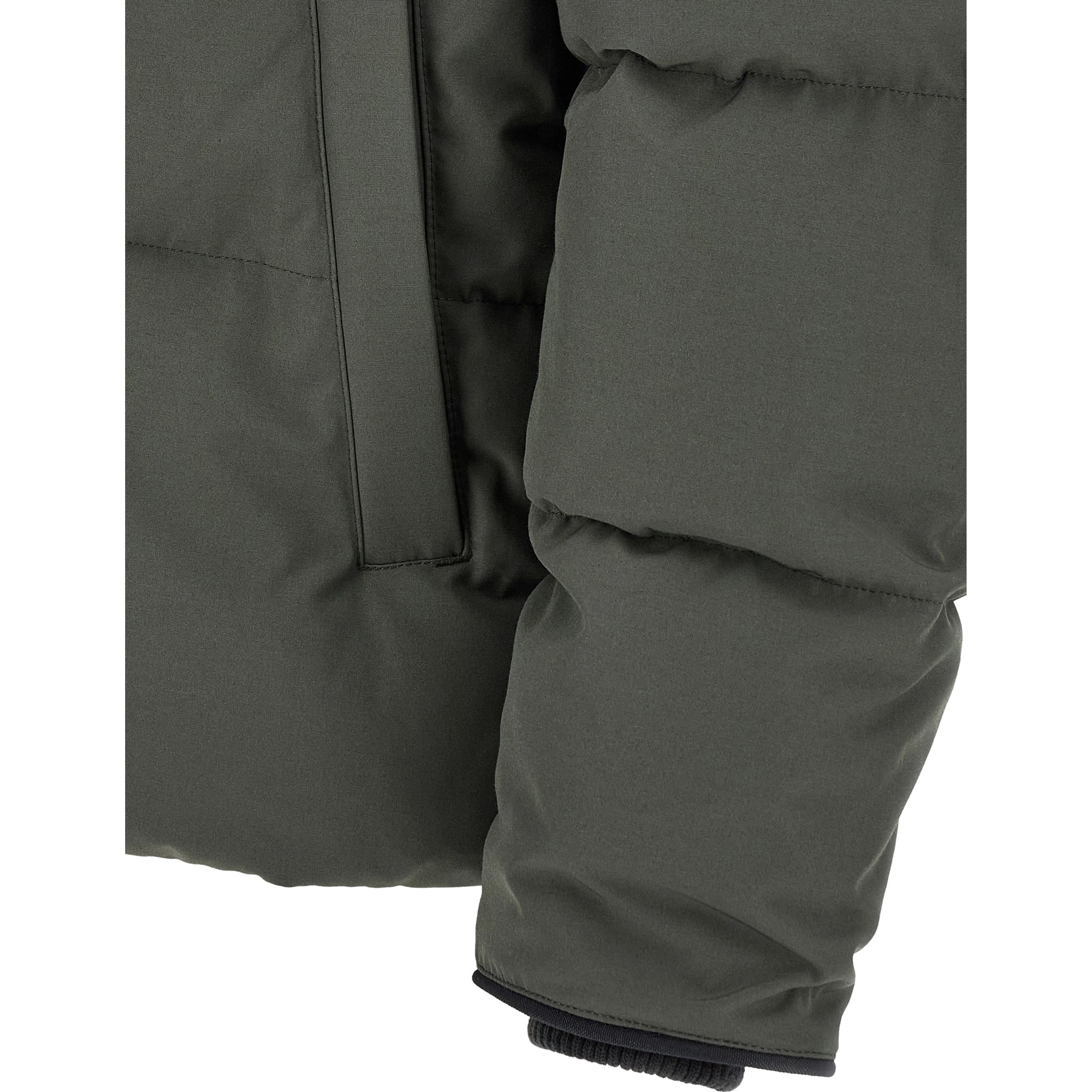 Bicolor Polyester Parka