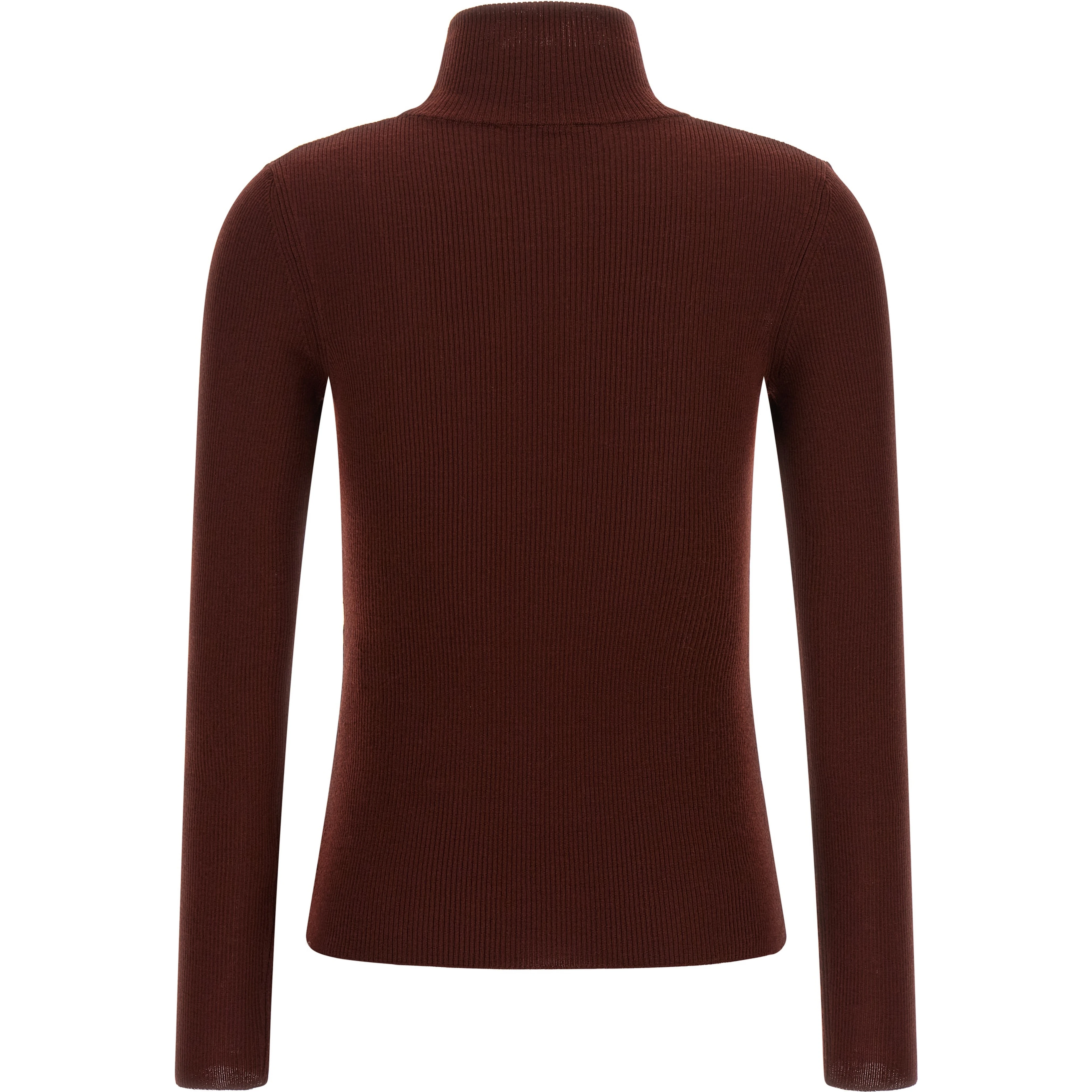 Bordeaux Virgin Wool Cardigan