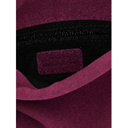 Purple Lambskin Clutch Bag