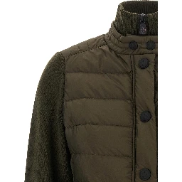 Bicolor Polyamide Cardigan